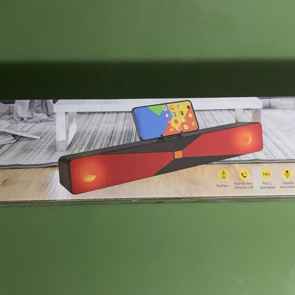 NEW!! Portable Wireless Bluetooth Speaker with Phone Stand